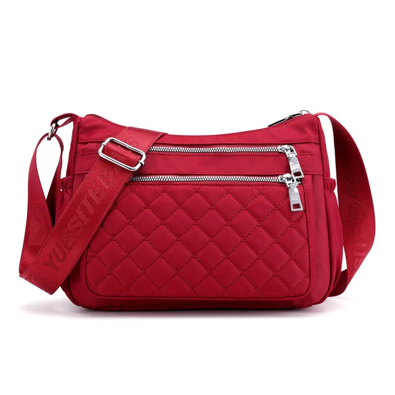 Women Waterproof Nylon Crossbody Bag – Large Capacity Shoulder Bag