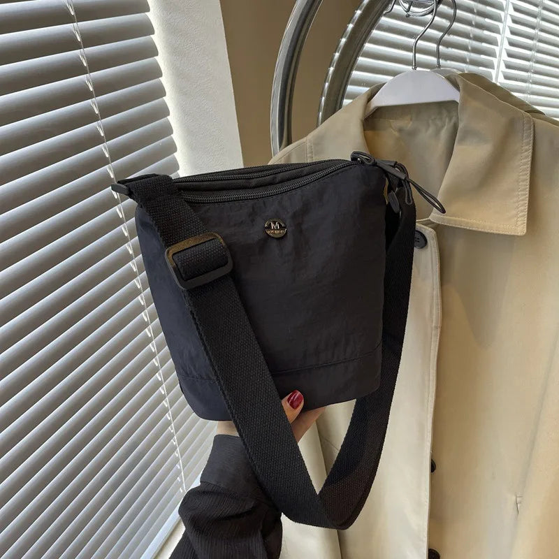 Minimalist Nylon Crossbody Sling Bags Woman Lightweight Women S Bag Adjustable Strap Shoulder Purse
