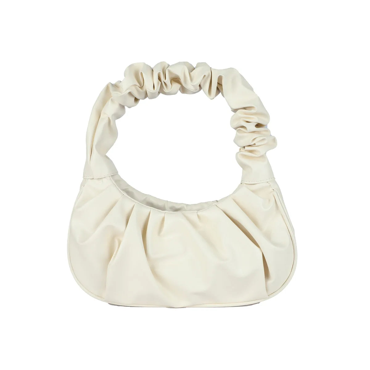 Homefish Pleated Pu Cloud Handlebags Women Leisure Armpit Shoulder Bags Dumpling Handbag Female