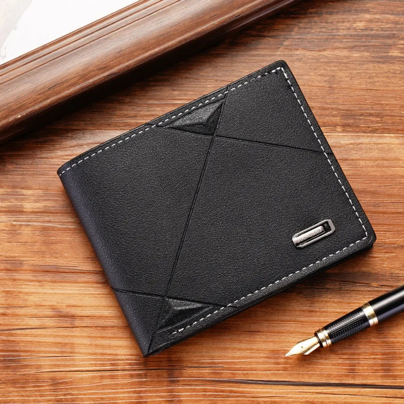 Soft Bag Men S Wallet Male Short Multi-Card Casual - Soft