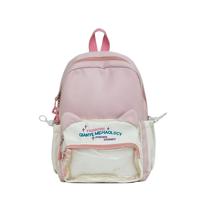 Cute Cat Student Large-Capacity Schoolbag Backpack