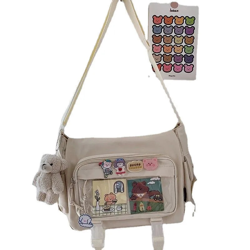 Waterproof Nylon Crossbody Bag for Women & Teen Girls