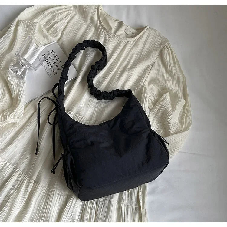 High-Quality Nylon Women S Shoulder Bag Work Style Casual Crossbody Trend Y2k Handbags Travel