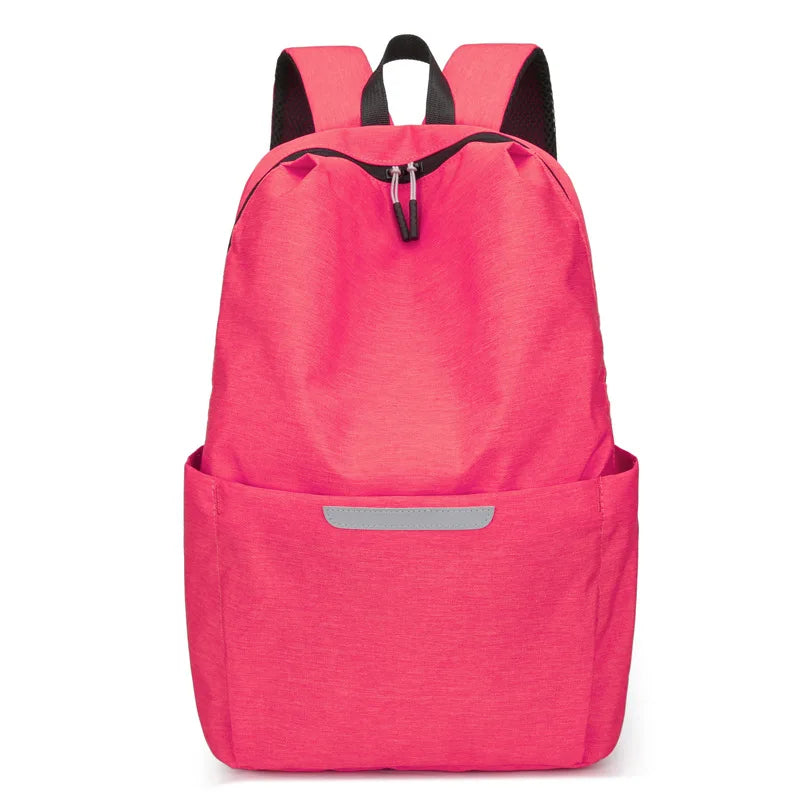 Reflective Shoulder Lightweight Student Backpack Large Capacity Men S Women Sports Outdoor