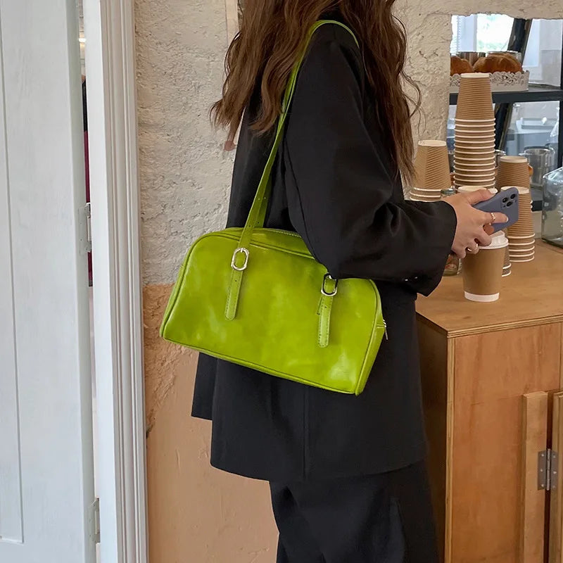 One Shoulder Casual Armpit Bag Versatile Large Capacity Commuting Women S Diagonal Span