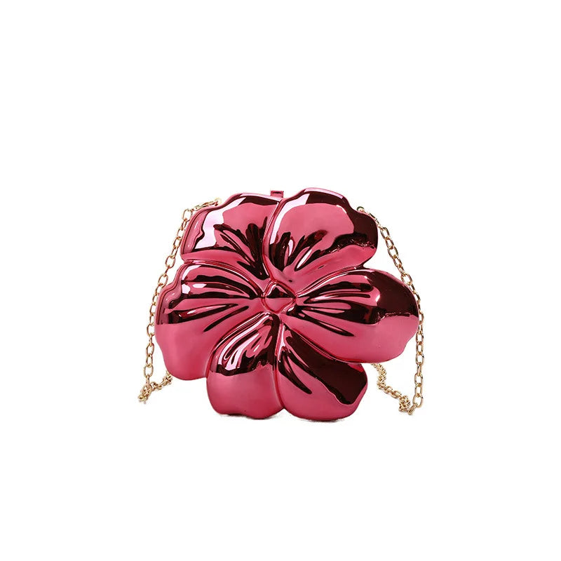 Creative Acrylic Flower Bag Banquet Dinner Party Bag Women Fashionable Socialite Shoulder Crossbody