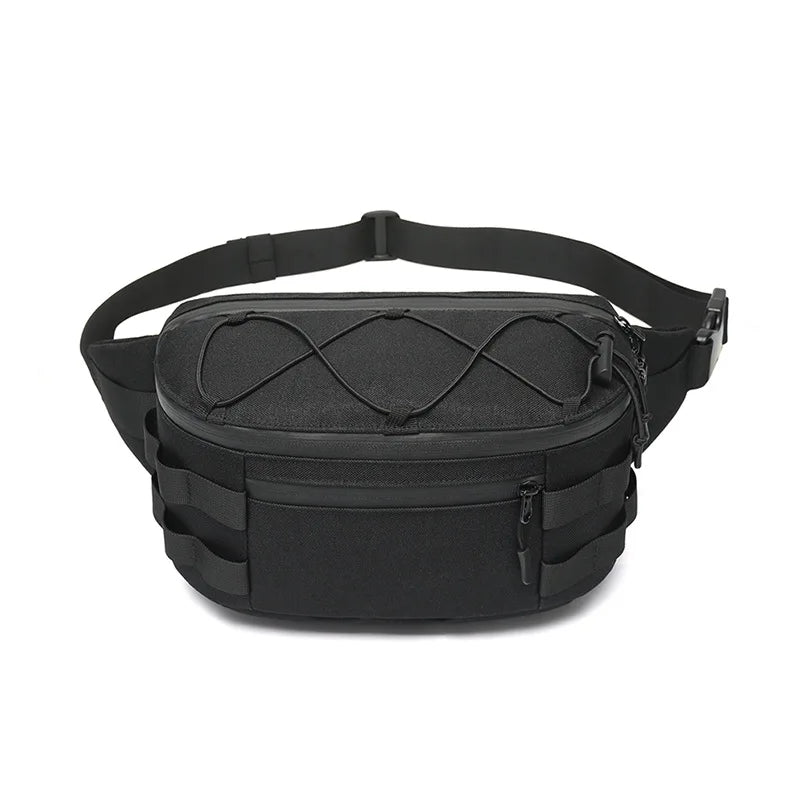 Tactical Waist Bag Men Multi-Functional Sports Waterproof Oxford Fabric Men Large-Capacity Crossbody