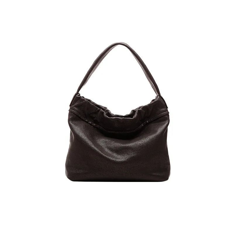 Cloud-Shaped Handbag Made Sheepskin Casual Versatile