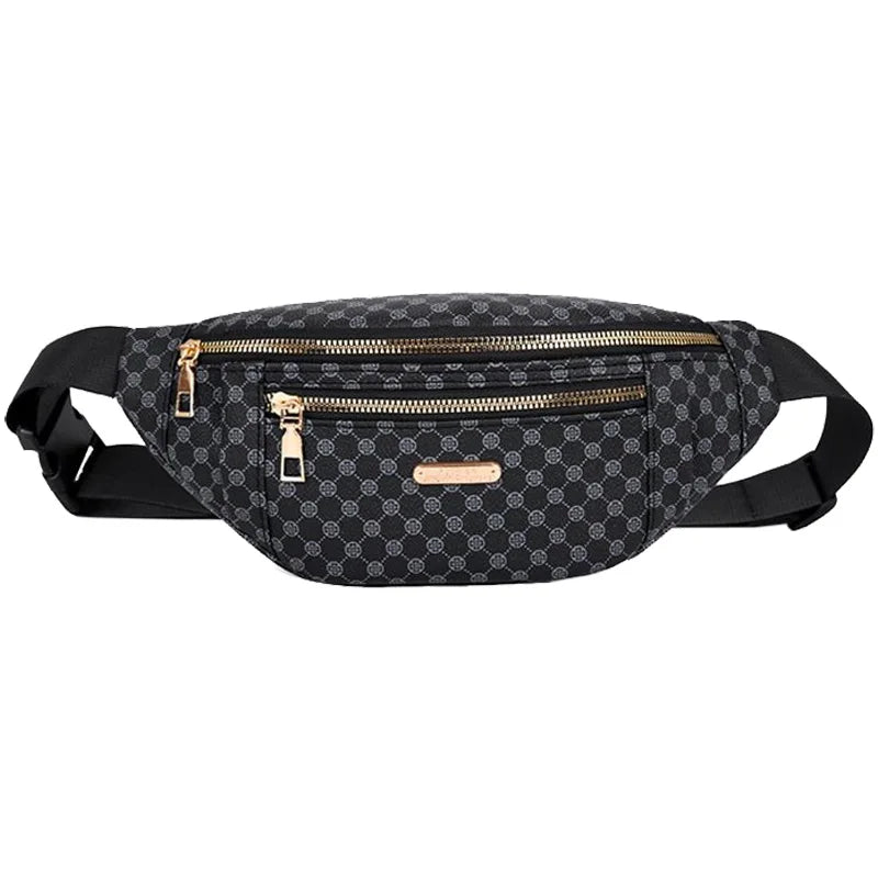 Elegant Retro Pattern Chest Sling Bag Spacious Inner Space