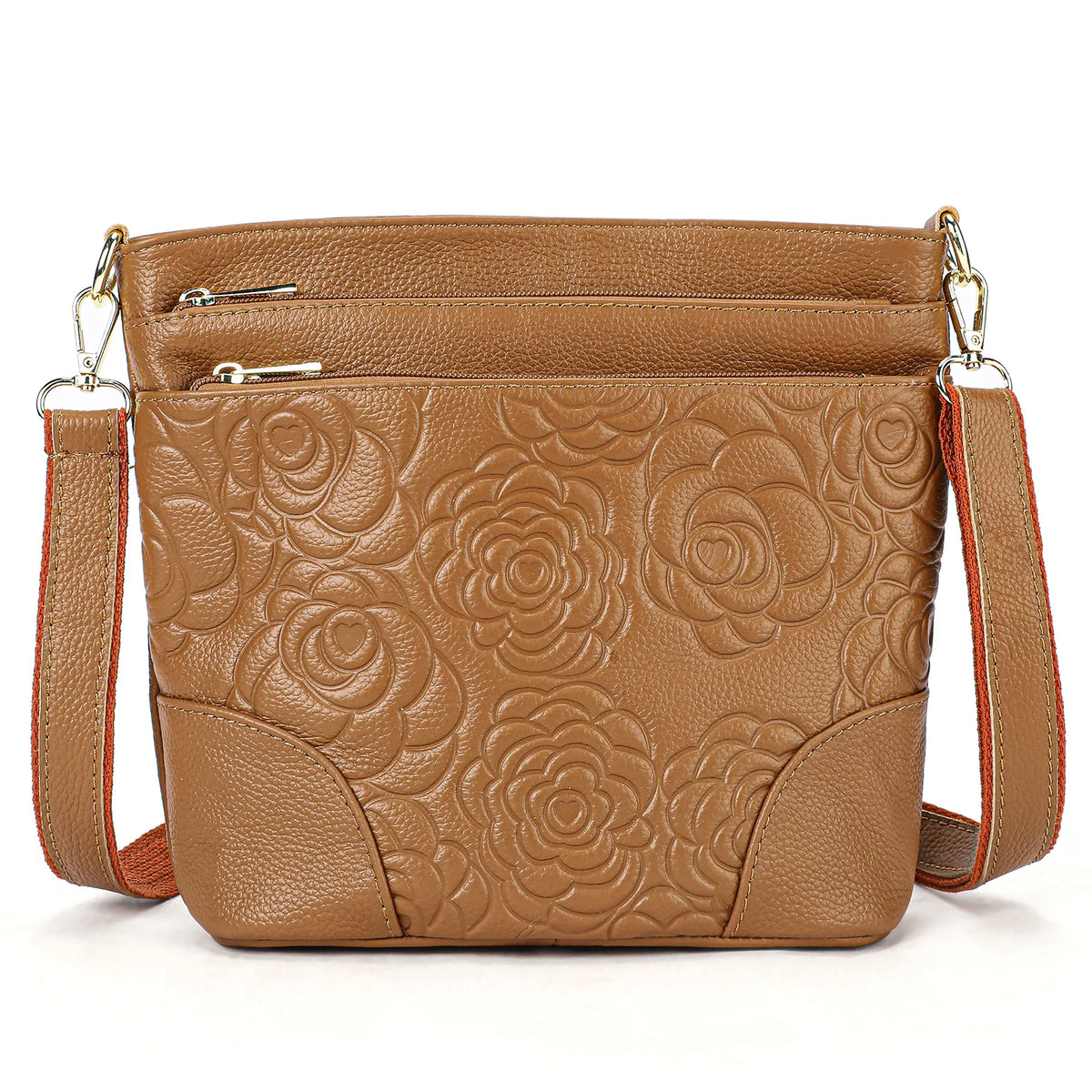 Top-Grain Cowhide Single-Shoulder Bag Bucket Bag Genuine Leather Large-Capacity Single-Shoulder