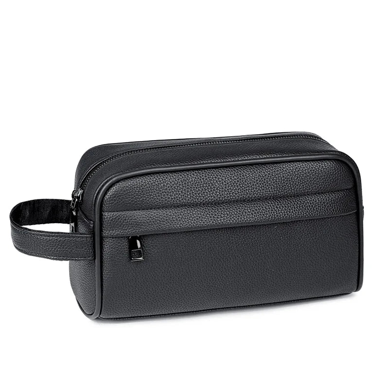 Pu Leather Square Handbag Water-Resistant Durable Simple Elegant