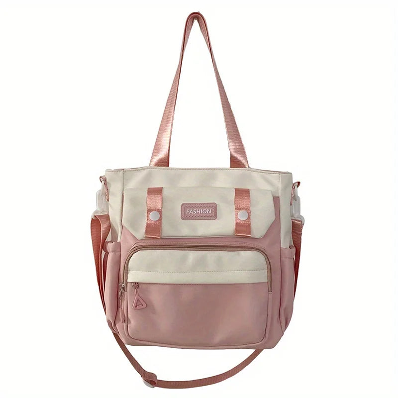 Canvas Tote Bag for Women – Waterproof Shoulder & Crossbody Handbag