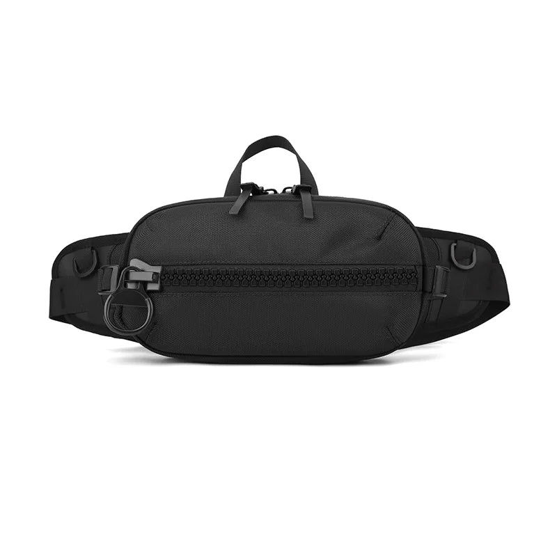 Men S Waist Bag Function Chest Simple Shoulder Large Capacity Diagonal Cross Sports