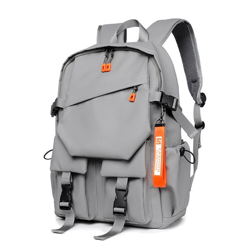Trend Designer Men S Backpack 15 6 Laptop Usb Large Capacity Waterproof Travel Bag Simple School