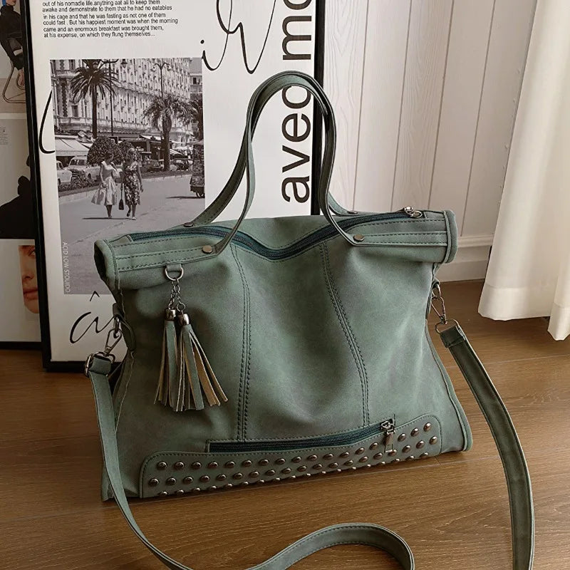 Vintage Tote Bags Woman Shoulder Bag Large Capacity Crossbody Women Designer Purse Handbags