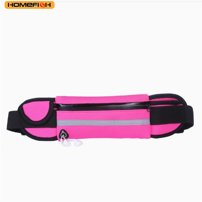 Homefish Running Bag Cycling Waist Belt Waterproof Sports Fanny Pack Mobile Phone Case Gym Jogging