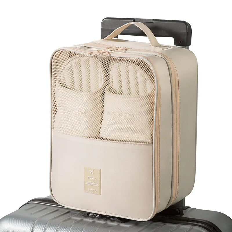 Travel Shoe Storage Bag – Portable Dustproof Shoe Organizer for Luggage