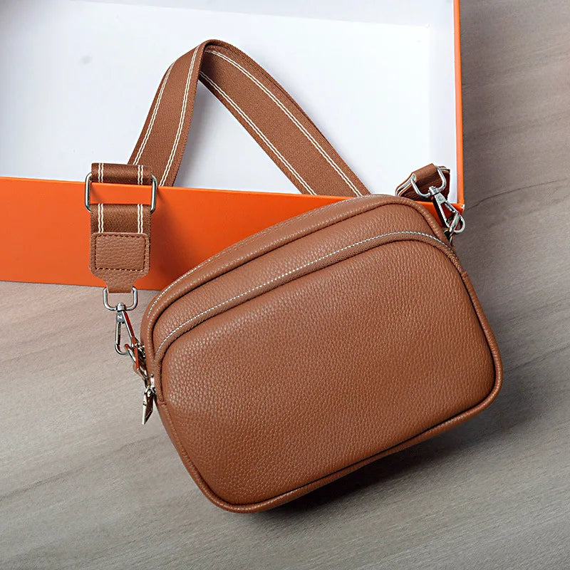 Pu Leather Women S Single-Shoulder Crossbody Bag Multi-Layered Large-Capacity Multi-Functional