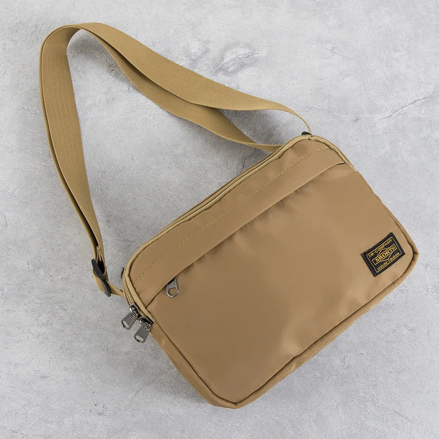 Simple Crossbody Bag Men Casual Oxford Fabric Waterproof Single-Shoulder Bag Workwear-Style