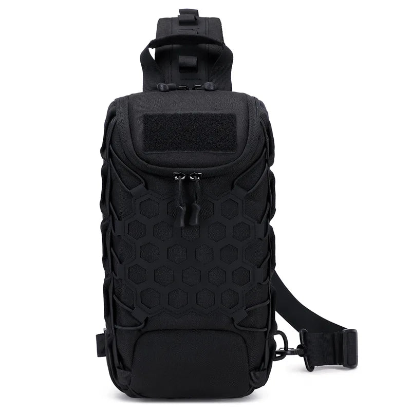 Homefish Outdoor Tactical Chest Bag Sling Shoulder Backpack Edc Crossbody Daily Commuting Sports