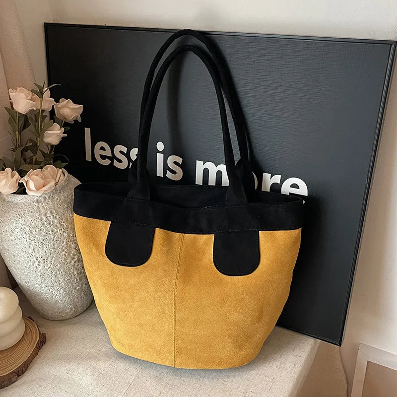 Retro Large Capacity Underarm Tote Bag Women Shoulder Bags Purse Handbags Shopping Designer Bolso