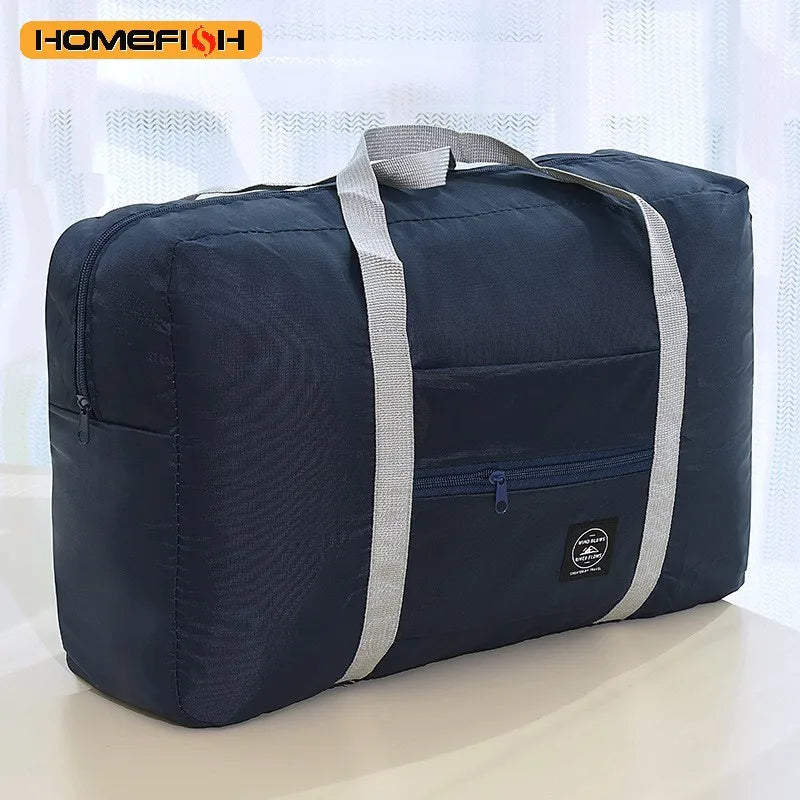 Homefish Folding Travel Storage Bag Large Capacity Luggage Handbag Moving