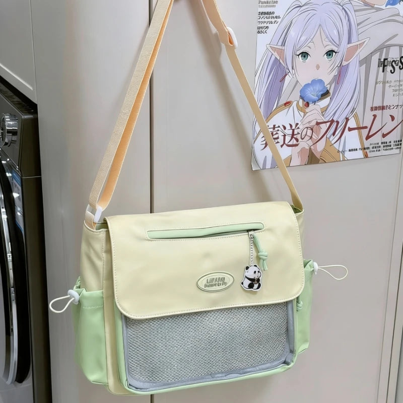 Harajuku Messenger Bag – Casual Crossbody Shoulder Bag
