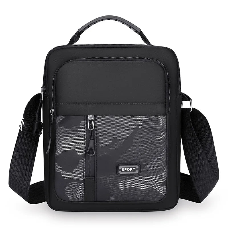 Multifunctional Simple Sports Outdoor Shoulder Crossbody Bag Trend Men S Large Capacity