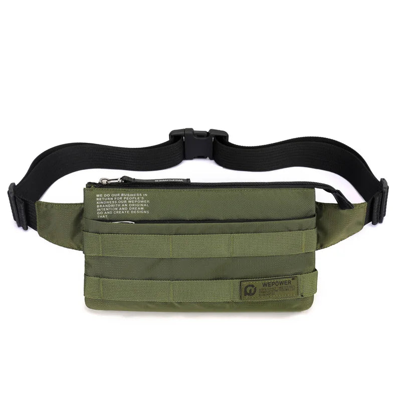 Ultra-Light Nylon Fabric Commuter Small Crossbody Bag Lightweight Wearable Waist Bag
