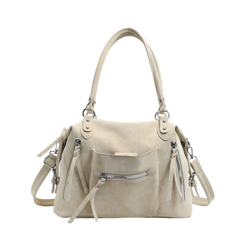 Large Capacity Suede Crossbody Shoulder Bag for Women