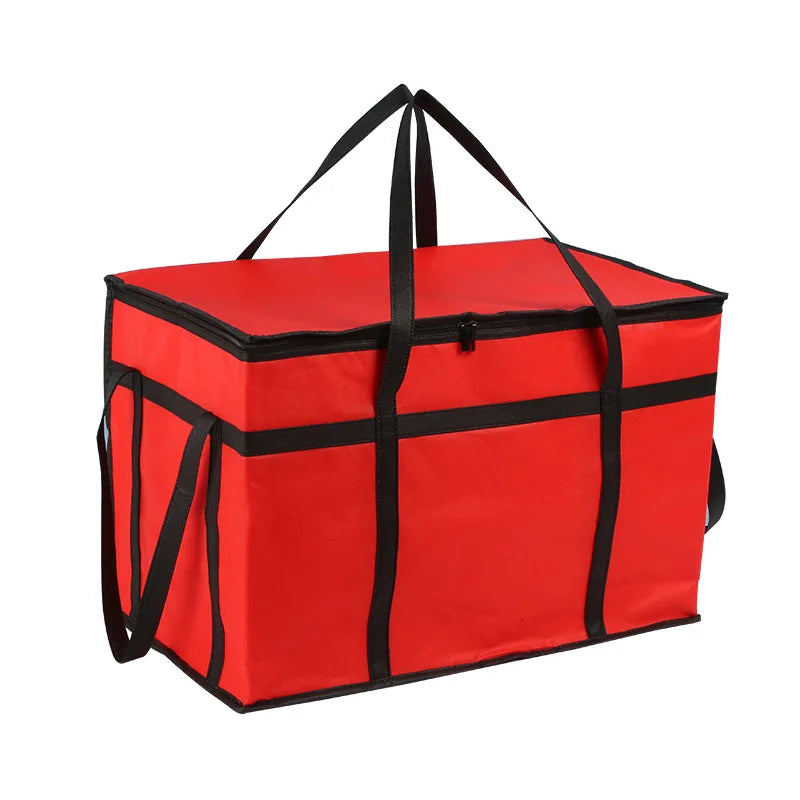 Xxxlsize Large-Capacity Insulated Bag Reusable Three-Layer Pizza Delivery Portable Waterproof