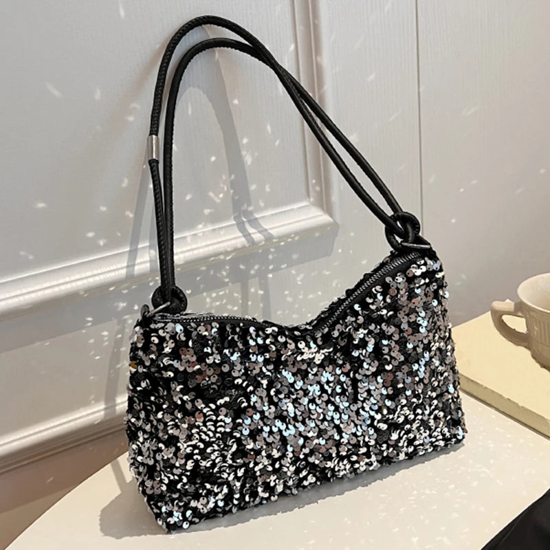 Sequin Shoulder Bag for Women – Chic Evening & Party Purse