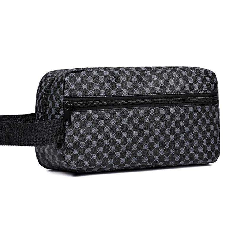 Travel Toiletry Bag – Patchwork Pattern Cosmetic Pouch