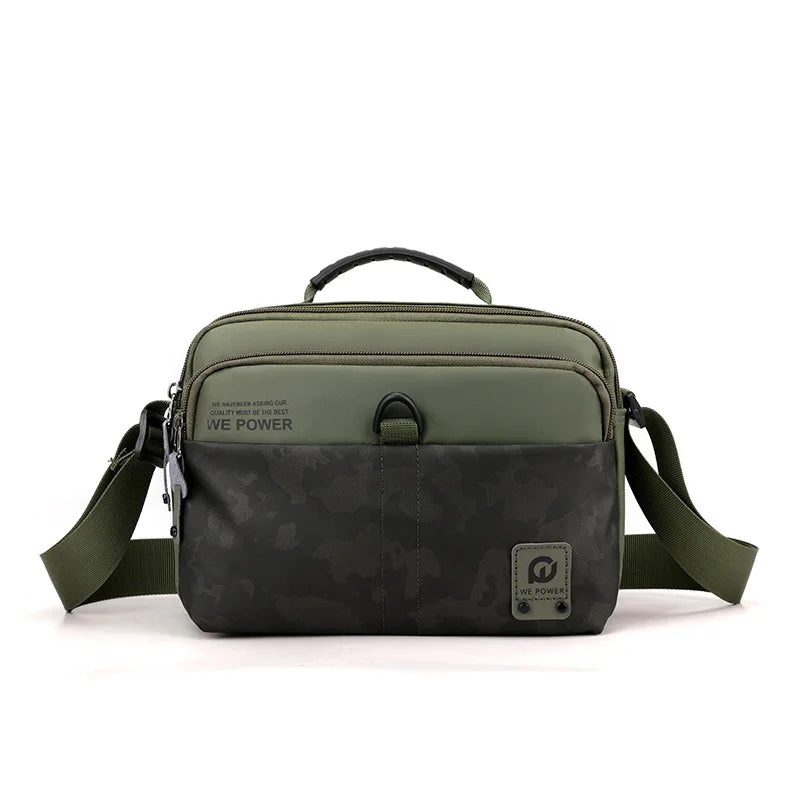 Men S Shoulder Bag Leisure Multi-Function Waist Nylon Business Handbag Large Capacity Crossbody