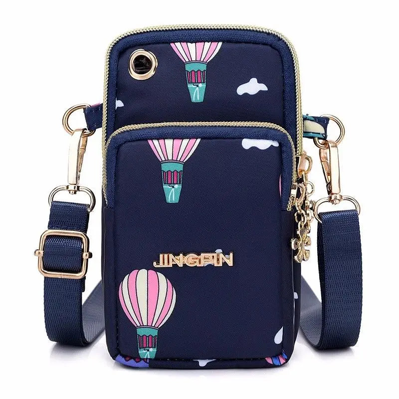 Crossbody Phone Bag for Women – Mini Multi-Layer Shoulder Bag