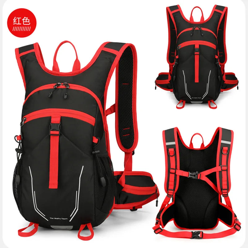 Men Women Oxford Cloth Backpack Riding Water Bag Mountain Light Running Marathon Sports