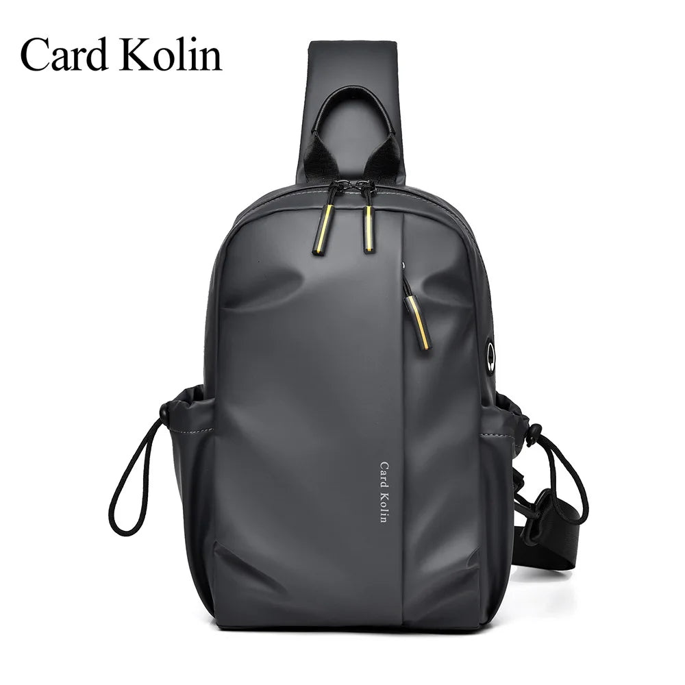Men S Chest Bag Casual Shoulder Outdoor Sports Large Capacity Backpack Waterproof Crossbody