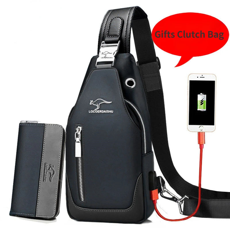 Crossbody Sling Bag – Waterproof Waist Bag for Sports and Travel