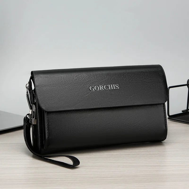 Crocodile-Patterned Men S Clutch Password Lock Anti-Theft Clutch