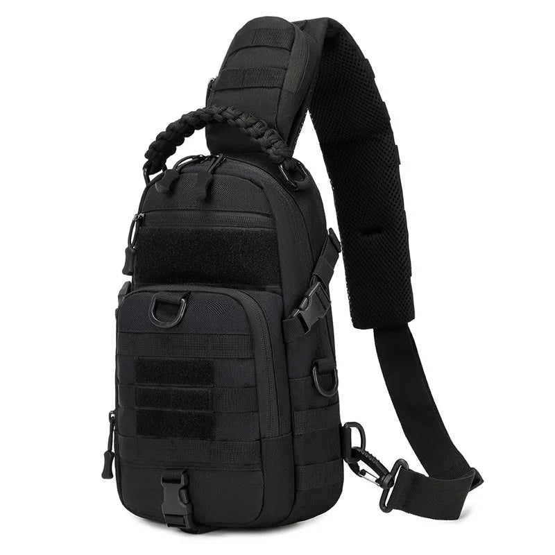 Waterproof Nylon Bloa Bag Camouflage Outdoor Chest Bag Multi-Functional Mountaineer Shoulder