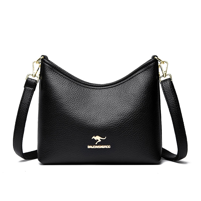 Soft PU Leather Crossbody Bag for Women – Underarm Shoulder Bag
