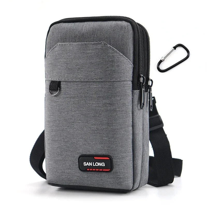 Waterproof Waist Bag Purse Single Double Layer Outdoor Military Waist Fanny Pack Men Phone Pouch