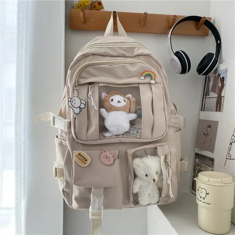 Cute Unique Girl S Backpack Large Capacity Students