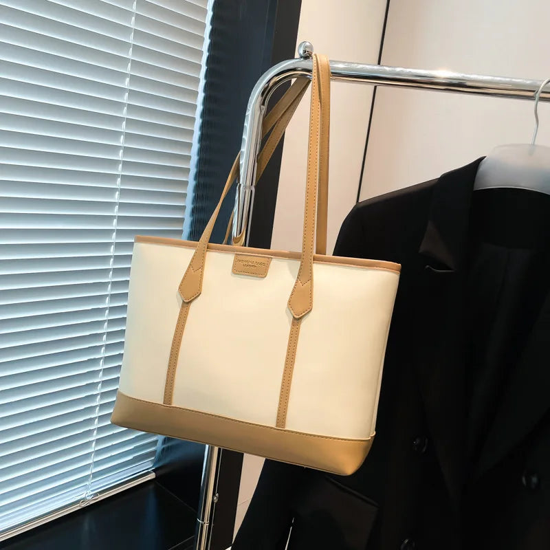 Large PU Leather Tote Bag for Women – Work & Daily Use