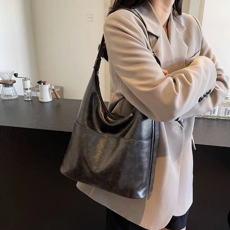 Large Capacity Crossbody Bags Women Shoulder Bag Fashionable Bucket Purse Handbags Designer Sac