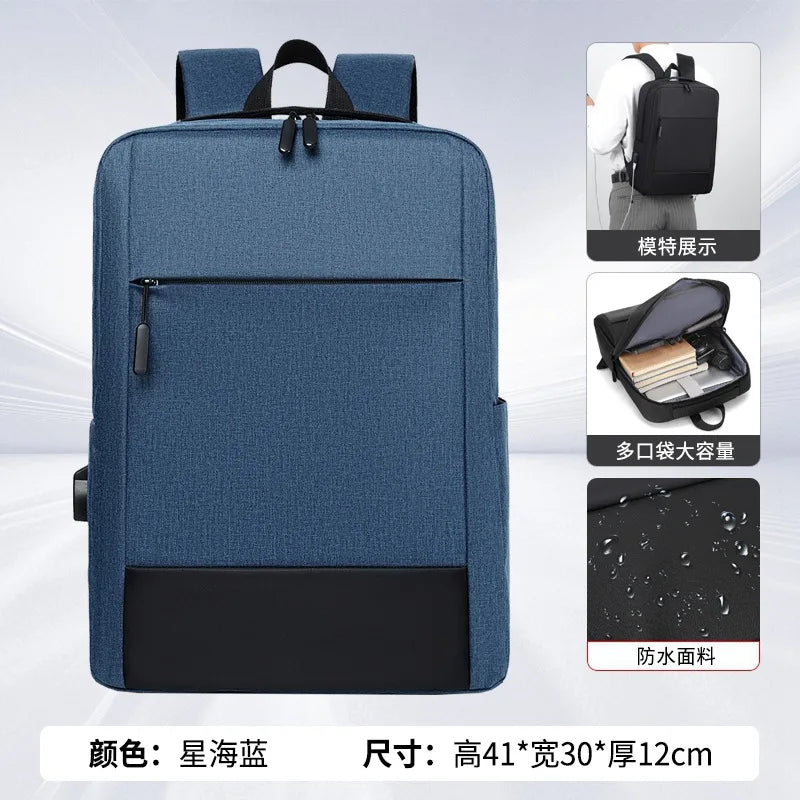 Men S Shoulders Travel Women Backpacks Business Light Schoolbags Commuting Waterproof Color
