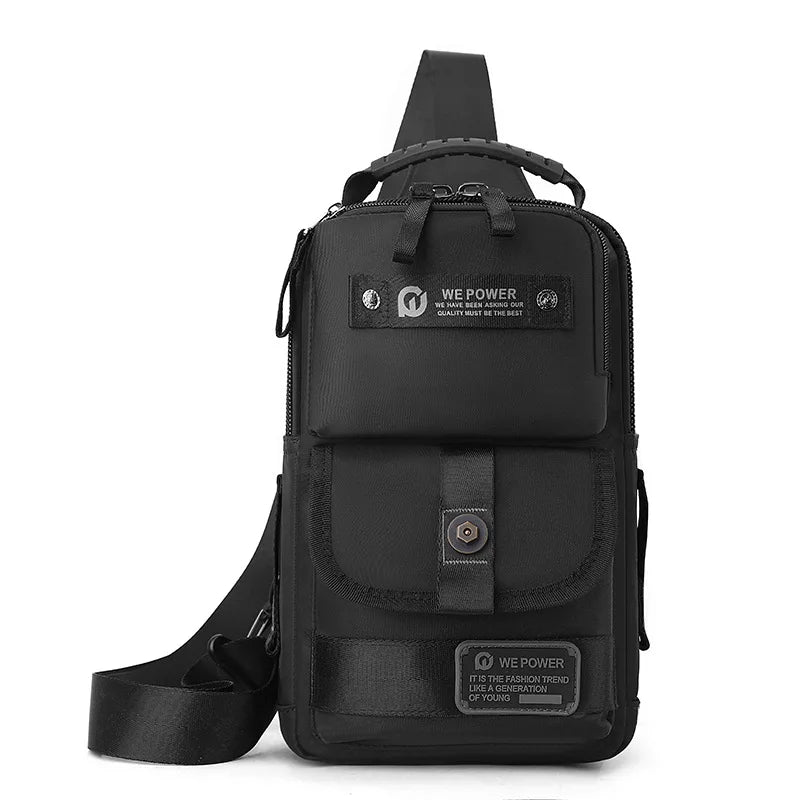 Men S Sports Cycling Shoulder Bag Leisure Outdoor Diagonal Span Large Capacity Multifunctional