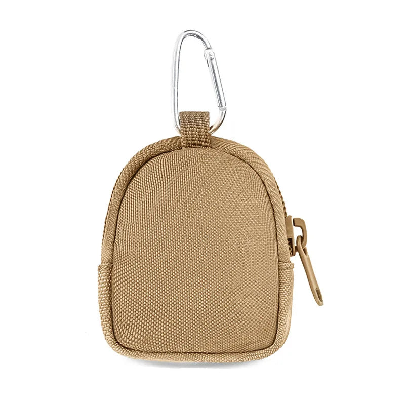 Waist Bag Mini Portable Small Round Wear-Resistant Wallet Outdoor Oxford Cloth Coin Purse