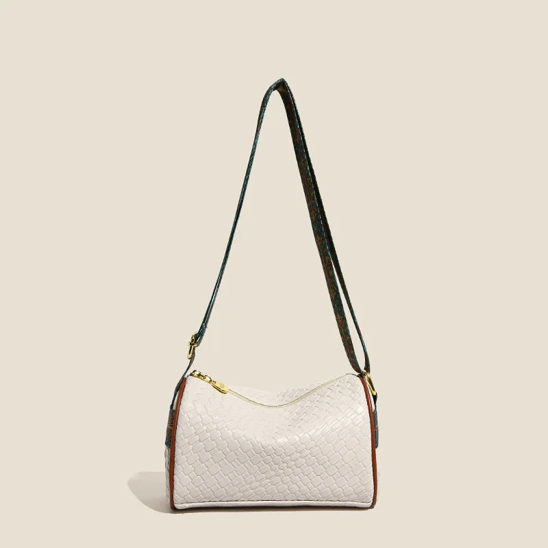 Single Shoulder Armpit Bag Stylish Woven Woman Retro Simple Versatile Commuter Large-Capacity