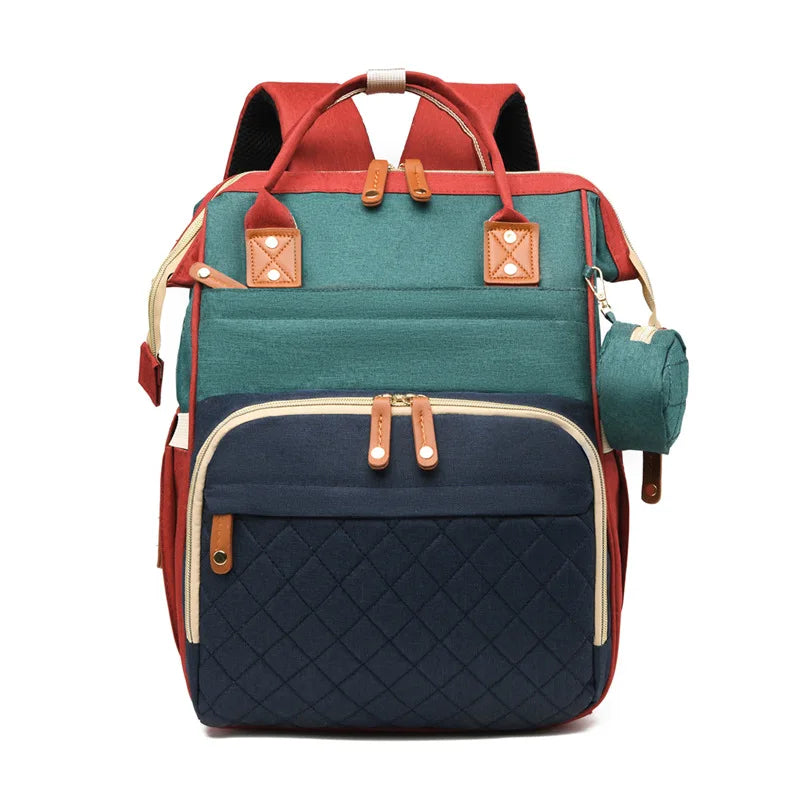 Large Diaper Bag Backpack – Multifunctional Mommy Bag with Insulated Pockets